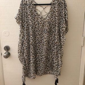 Cheetah Swimsuit Cover Up